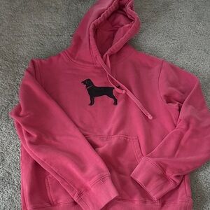 The Black Dog Fuchsia Hoodie